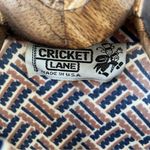 Vintage 70s Cricket Lane Brown Blue Dagger Collar Polyester Button Front Shirt Photo 6