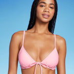 Wild Fable Women's Flower Charm Underwire Bikini Top -  Pink Photo 0