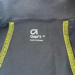 Gap Fit Charcoal Gray Neon Yellow Full Zip Fitted Running Activewear Jacket M Photo 4