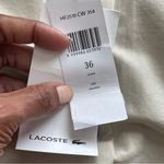 Lacoste | Cream Cotton Chino Pants Sz 26 Photo 5