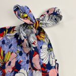 Anthropologie Maeve Sybil Floral Ruffle Wrap Skirt Daisies Purple Pink Size M Size M Photo 4