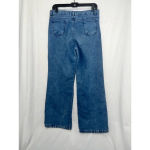 Vintage Y2K Lamsah Side Snap Jeans Blue 30 Wide‎ Leg Photo 1