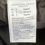 American Eagle  Distressed Skinny Jeans Womens 2 Washed Black Distressed Grunge Photo 4