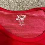 Blue 84  Red SMU Mustangs Short Sleeve Toe Front Top XL Photo 1