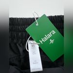 Halara  Ablack Nylon jogger pants elastic waist zip pockets XS NEW Photo 2