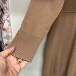 Isaac Mizrahi  Camel Open Front Sweater Photo 3