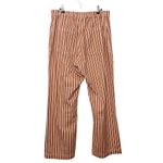 Big Bud Press Western Bell Bottom Pants Women’s Large Striped Retro Cotton Orange Photo 4