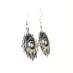 Handmade Gothic Victorian "Evangeline Darkwood: The Victorian Chimp" Cameo Earrings Photo 3