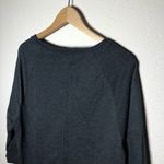 Victoria's Secret Victoria’s Secret Charcoal Gray Sequin Sweatshirt Photo 5