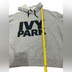 Ivy Park  Beyoncé Hoodie Women's Medium Gray Pullover Sweatshirt Long Sleeve Photo 9