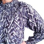 Beach Lunch Lounge smocked high neck top S Photo 1