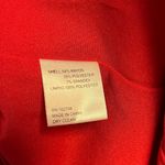 LDT Dress Red Heidi Knot Front Plunge V Photo 13