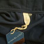 Pinkblush Navy Women's Robe Sz M Bell Sleeves Side Slits NEW Photo 5