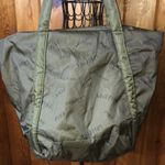 PINK - Victoria's Secret Pink Victoria’s Secret Olive green weekend tote bag and pouch large workout bag Photo 6
