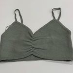 Mable Elegant Sage Olive Green Crop Knit Sweater Top Size M/L Size M Photo 1