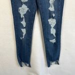 Levi's 721 High Rise Skinny Jeans Women's Size 28 Distressed Ripped Fray Hem Photo 3