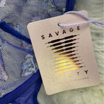 Savage x Fenty WESTERN WILDFLOWER UNLINED BALCONETTE BRA Size 30C NWT Purple Photo 3