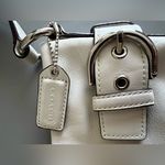 Coach Boho Slim Bucket Bag White Leather Shoulder Bag Photo 1