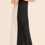 Revolve Conditions Apply Womens Avimaria Colorblock Black White Slip Sundress Maxi Dress Photo 0