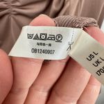 Free People Intimately  Size Large Ciao Bella Long Sleeve Ruched Top Brown Ribbed Photo 7