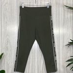 Zyia  Olive Logo Stripe Light n Tight Hi-Rise 20” size 12 Photo 0