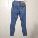 Levi's 721 High Rise Skinny Med Wash Blue Denim Jeans Women's Size 24 Photo 5