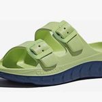 GLOBALWIN Women's Recovery Sandals, Comfortable Arch Support Sandals Size 9.0 Green Photo 0