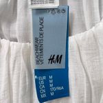 H&M Flounced Cover Up Woven Fabric Wrapover front Ruffle Trim Beachwear Medium Photo 4