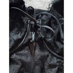 Victoria's Secret  BLACK‎ LACE SCOOP BABY DOLL TEDDY LINGERIE Size M DD Photo 2