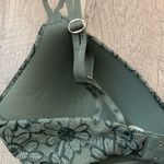 Aerie  Sunnie Wireless Lightly Lined Bra 36D Green Floral Adjustable Straps Photo 2