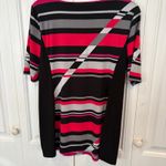 Style & Co Style &‎ Co Pink And Black Stripe Tunic/Dress Size Large Petite Photo 1