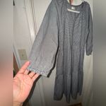 Cost Plus World Market Monochrome Long Sleeve Dress Black Size undefined Photo 2