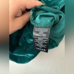 Free People NWT  Deep Teal Velvet Mini Skirt SZ 10 Photo 8