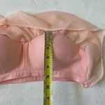 House Of CB Julita Blush Draped Chiffon Bra Bustier Top Size M Photo 7