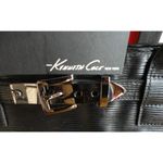 Kenneth Cole NEW Black Leather SHOULDER HANDBAG Tote Jill Wrap Paport PURSE Photo 4