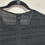 Ming Wang NWT  Embroidered Detail Bell Sleeve Dress in Black - Size 2X Photo 8