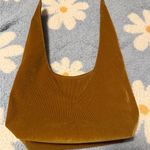 Vintage Y2K Boho Merit Beauty Signature Corduroy Makeup Bag Brown Photo 3