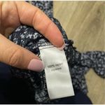 Maurice's  Large Black and White Floral Long Sleeve Top New Photo 4