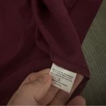 Natori Faux Suede Burgundy Cropped Kimono Half Sleeve Topper Size L Red Size L Photo 7