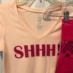 American Heritage PJ set Short Sleeve Top and Long Pant New NWT Sz S Bundle Pink Photo 2