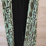 BCBGMAXAZRIA {M}  Maxi Dress Green Black White Photo 5