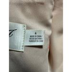 Eliza J Eyelash Lace Overlay Dress Lined Sleeveless Gold Exposed Zipper Sz 6 Photo 3