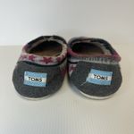 Toms Shoes Womens SZ 12 Aztec Tribal Blue Red Stars Wool Southwestern Flats Slip Photo 4