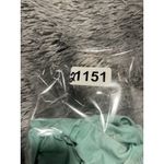 Body Central  ~Size Medium Junior's ~ Teal Crop Top ~ Padded Ruffles Zips Up Back Photo 5