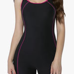 Upf 50 beautyin Swimsuit Women Boyleg One Piece Water Aerobic Competitive Bathing Suit Photo 0