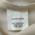 Amanda Uprichard  white v-neck long sleeve dress women’s size medium Photo 7