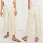 Madewell  Emmett Wide-Leg Crop Pants in Stripe Photo 1