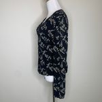 Dana Buchman  Black Cream Patterned Blazer Evening Jacket Sz 10 Photo 2