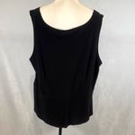 Perceptions  2 piece black gray & white top & coverup cardigan set size 22W Photo 6