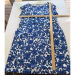 Boden Filigree Florrie Floral Short Sleeve Midi Jersey Dress White/Blue 16 Photo 8